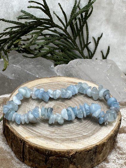 Náramek akvamarín
