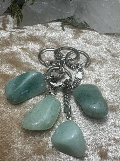 Klíčenka zelený avanturín