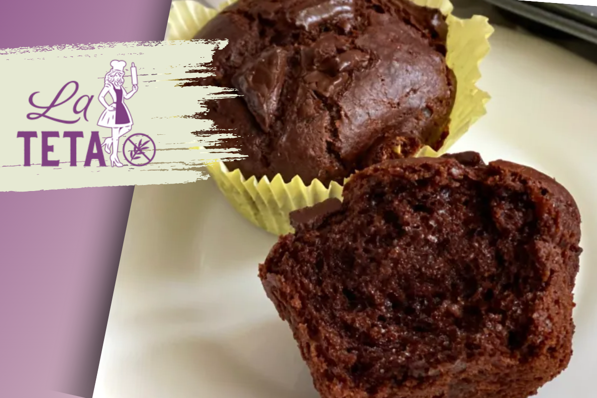 La Teta: Bezlepkové veganské banánové muffiny