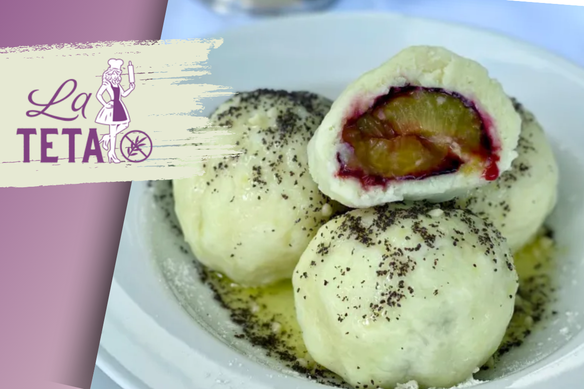 La Teta: Bezlepkové švestkové knedlíky