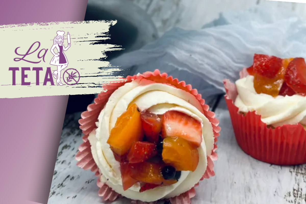 La Teta: Bezlepkové cupcakes s ovocem a mascarpone