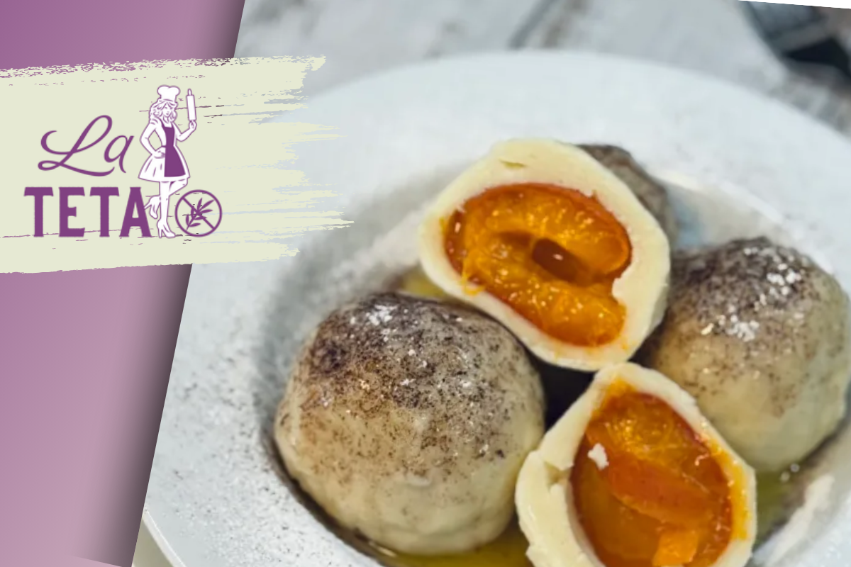 La Teta: Bezlepkové meruňkové tvarohové knedlíky