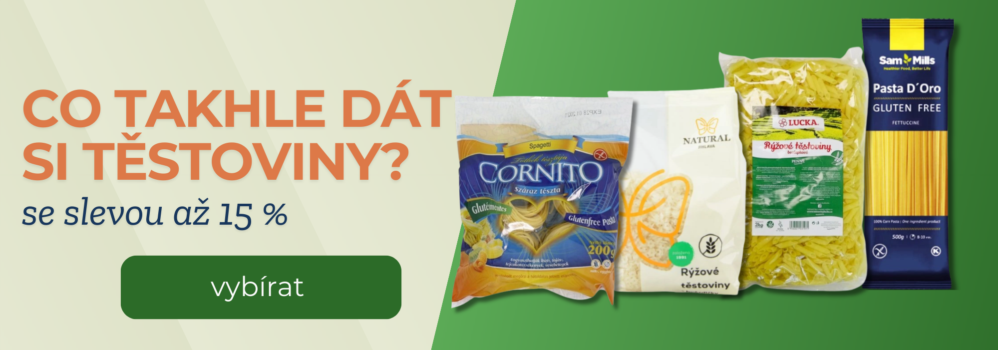 Akce na těstoviny
