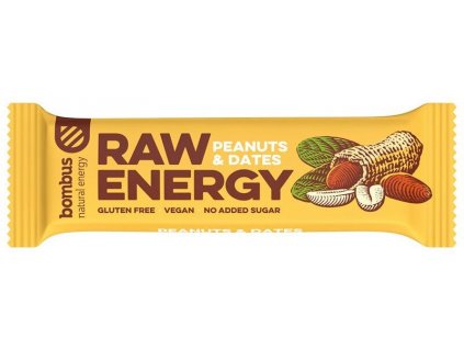 4462 bombus raw energy peanuts dates 50g