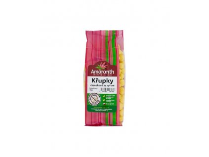 krupky cesnekove se syrem 80g amaranth
