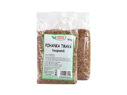 zdravi z prirody pohanka tmava kroupa 500g