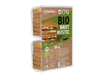 schnitzer chleb toustovy rustikalni bio 430 g bez lepku