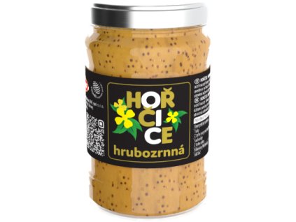 senf horcice hrubozrnna 250 g sklo