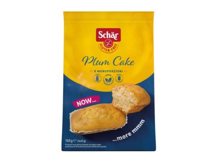 schar plum cake jemne pecivo s jogurtem bez lepku 165g v baleni 5ks x 33g