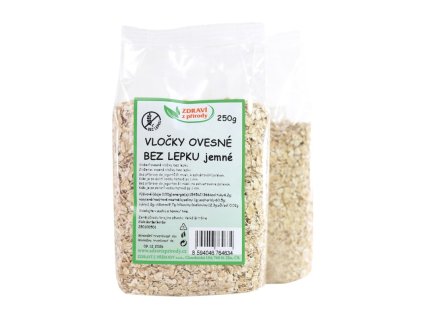 zdravi z prirody vlocky ovesne bez lepku jemne 250 g