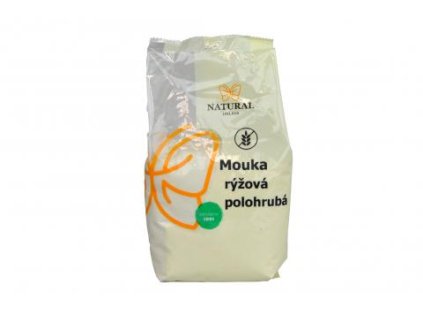 natural mouka ryzova polohruba 500 g