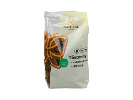natural testoviny z celozrnne ryze bez lepku penne trubka velka italie 250 g