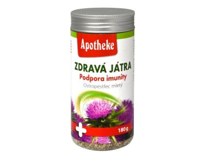apotheke zdrava jatra ostropestrec mlety drt 180g