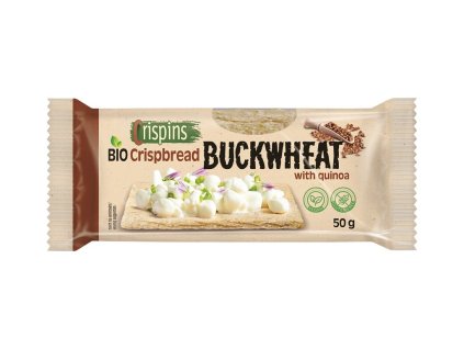 extrudo crispins pohankovy krehky platek s quinou 50 g bio