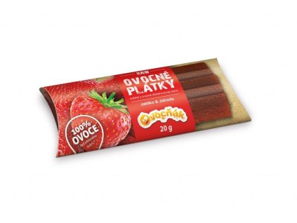ovocnak ovocne platky jahodove 20 g