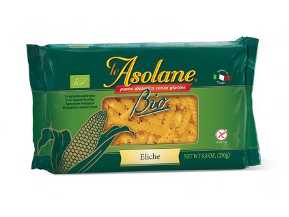 Vřetena kukuřičná BEZLEPKOVÉ (Eliche) 250 g BIO LE ASOLANE