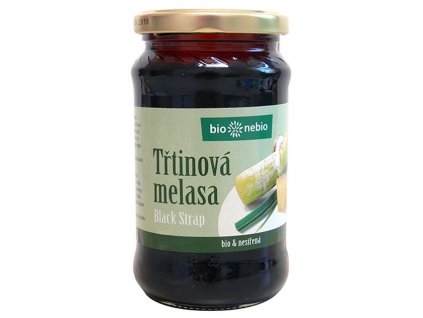 Melasa třtinová nesířená 450 g BIO