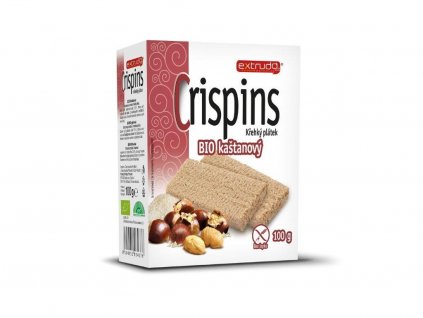 bio kastanovy krehky platek crispins 100g extrudo