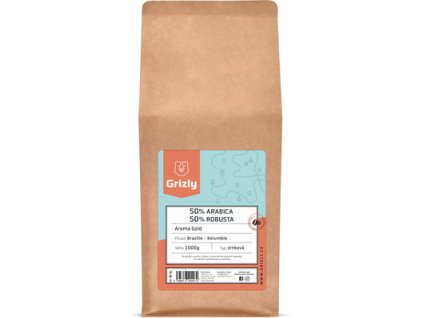 GRIZLY KAVA 50 ARABICA 50 ROBUSTA