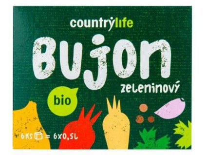 Country Life Bujon zeleninový 66 g BIO