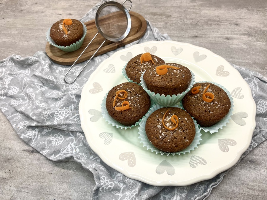 Bezlepkové mrkvové muffiny