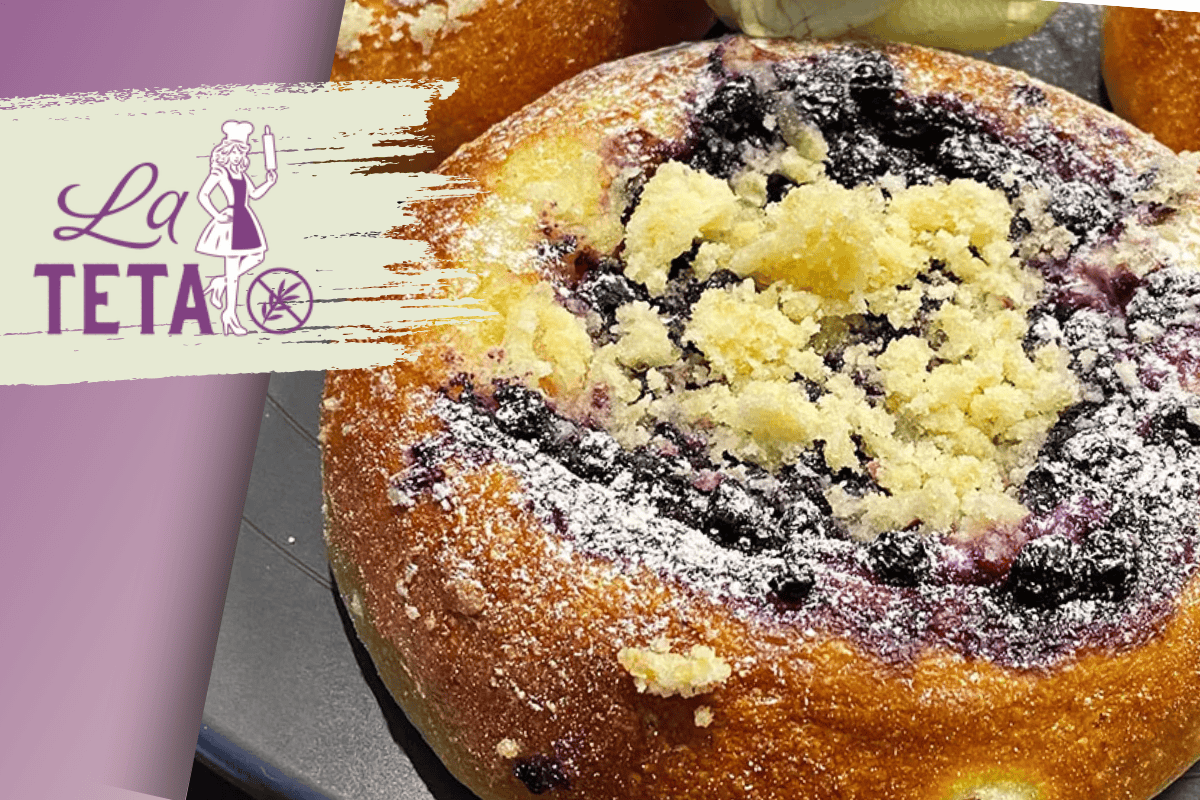 La Teta: Bezlepkové čučoriedkové koláče