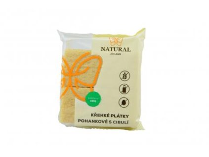 natural krehke platky pohankove s cibuli 75 g