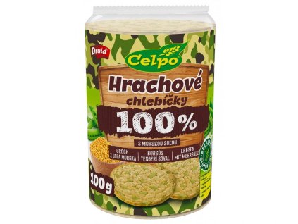 druid 100 natural extra jemne chlebicky hrachove s morskou soli 100 g