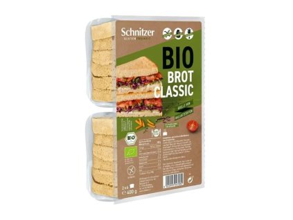 schnitzer chleb toustovy svetly bio 400 g bez lepku