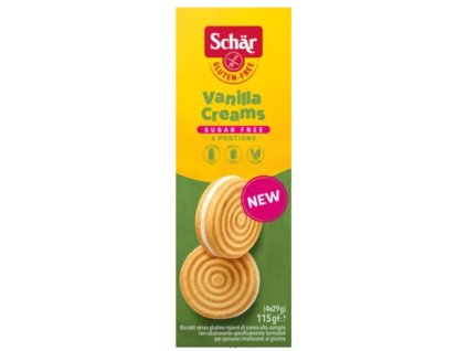 schar susenky vanilla creams bez cukru bez lepku 115 g 4x29g
