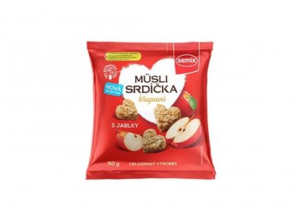 semix musli srdicka krupava s jablky 50 g