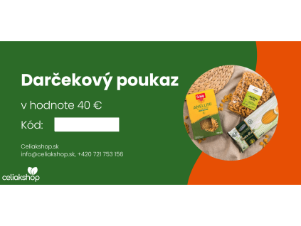 Dárkový poukaz sk 40