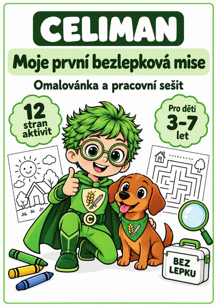 Moje první bezlepková mise – přední obálka CELIMAN