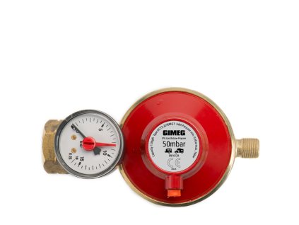 2991 regulator tlaku plynu s barometrem a tlakovou pojistkou gimeg 50 mbar kombi se zavitem 1 4