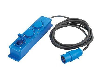 3000 prodluzovaci kabel gimeg elektra 5m s 3 zasuvkami