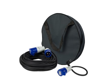 Gimeg Karavan prodlužovací kabel 20m v obalu s adaptérem 35cm