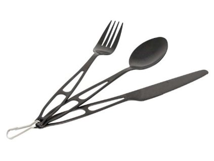 Sada venkovních příborů Bo_Camp Stainless steel