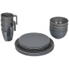 1875 2 sada nadobi bo camp tableware stone 16 pieces grey