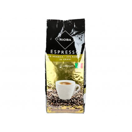 48 3 zrnkova kava rioba espresso 80 arabica gold 1kg baleni