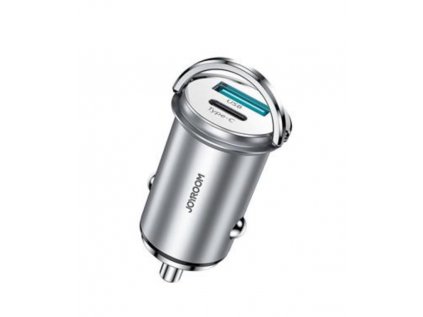 Joyroom Mini Autonabíječka C A45 20W USB C a USB A Silver