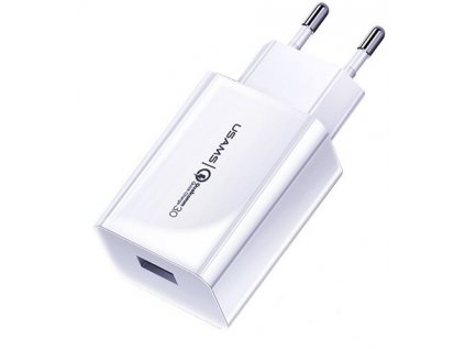 Nabíječka do sítě USAMS US CC083 T22 Single USB QC3.0 Travel Charger (EU).JPG.2