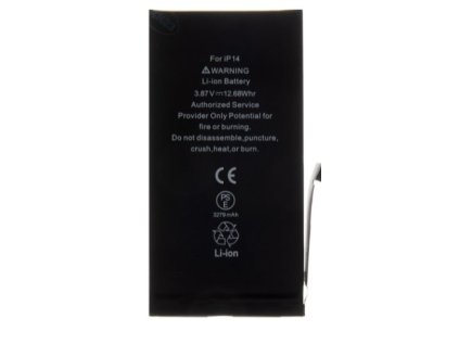 iPhone 14 Baterie Grade A: Zvýšená kapacita (3700 mAh), s plnou diagnostikou
