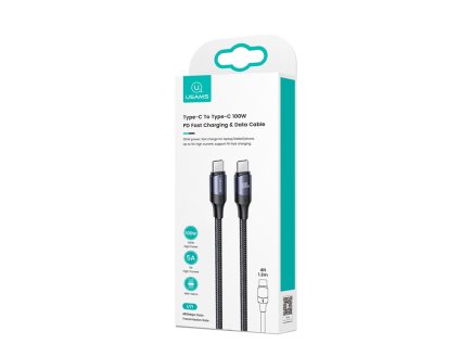 Kabel USAMS Type C to Type C 100W PD Super Fast Charging & Data Cable 1.2m.jpg1