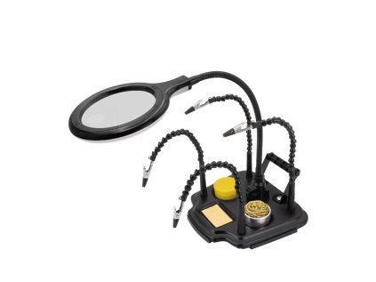 Pro'sKit SN-396N Multifunkční Pájecí Stanice 7v1 s LED Lupou a Držáky