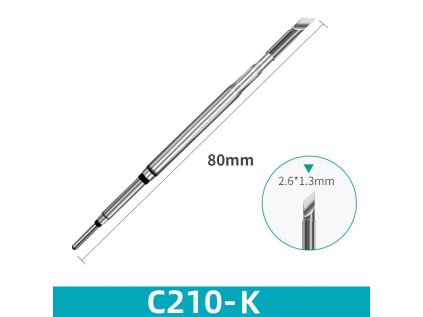 C210‑K integrovaný hrot s výhřevným jádrem