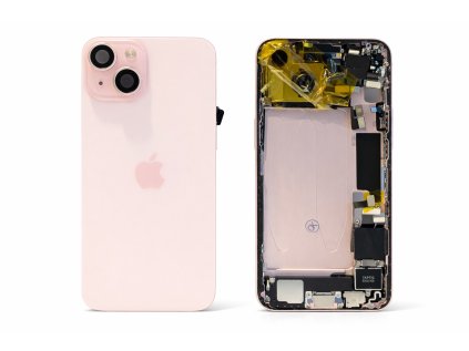 Apple iPhone 15 – zadní kryt s rámem (osazený), originální díl