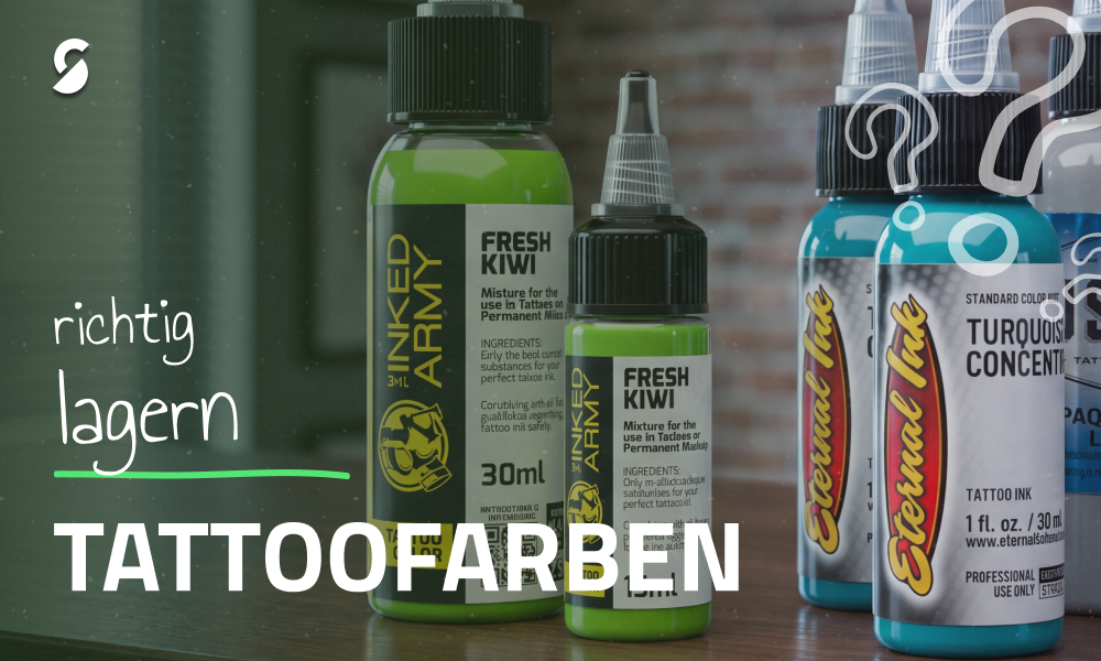 So lagern Sie Tätowierfarben: Ein praktischer Leitfaden für Tätowierer