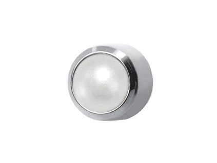 28620 nausnice pro piercing sada studex m301w stribrny s perlou 12ks