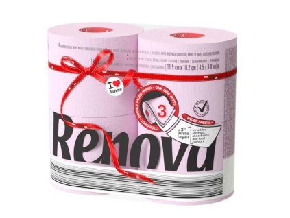 4295 4 toaletni papir svetle ruzovy 4 role