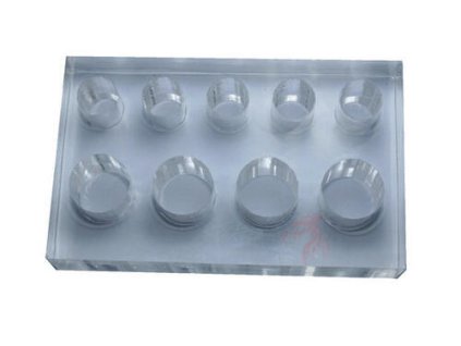 17255 stojanek na kalisky 9 kalisku akrylovy